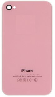 Розовая крышка iPhone 4, 4S