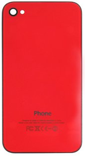 Красная крышка iPhone 4, 4S