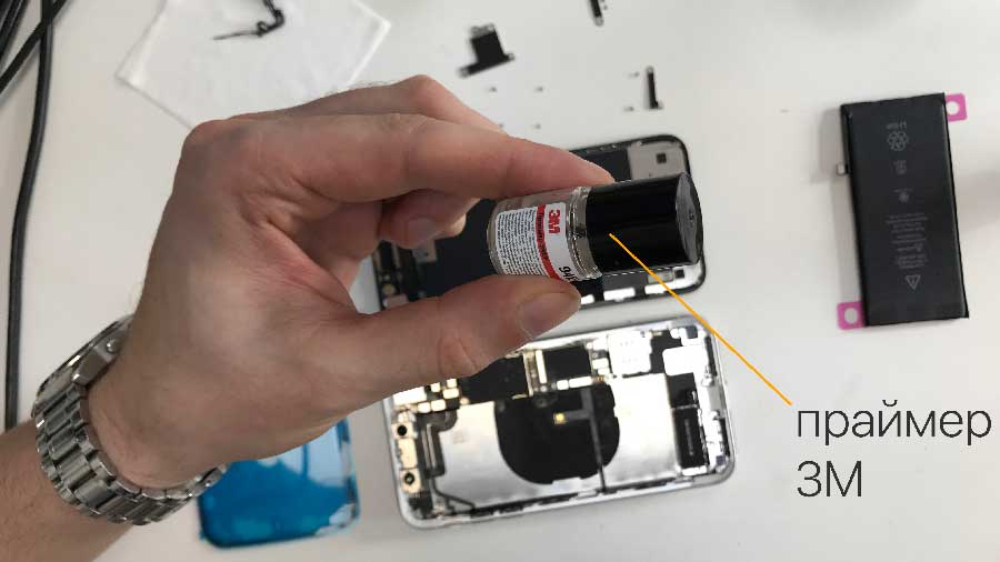 Замена влагозащиты iPhone XR