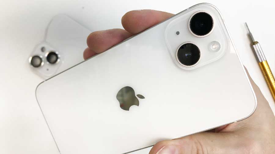 Замена крышки на iPhone 14 в Казани