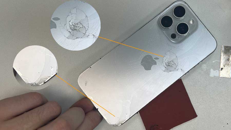 Замена задней крышки на iPhone 15 Pro Max в Казани
