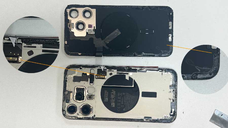 Замена крышки на iPhone 15 Pro Казань