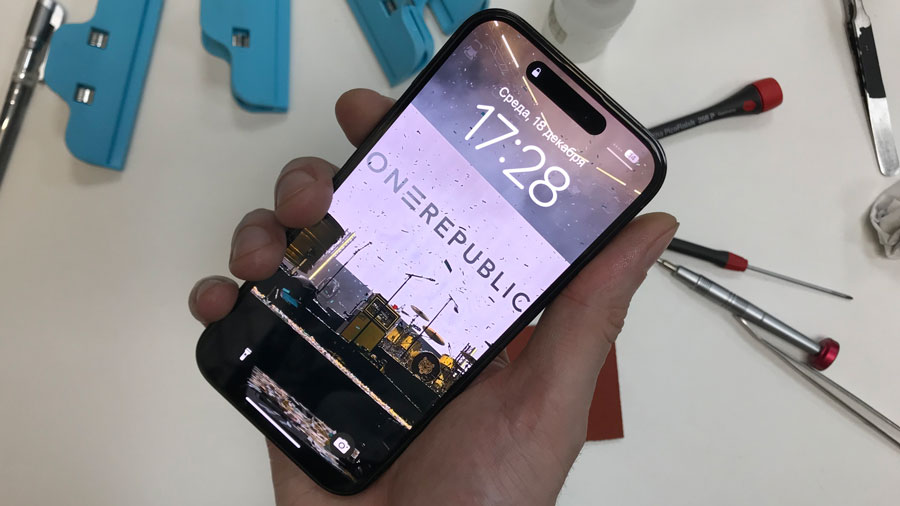 Замена экрана на iPhone 14 Pro