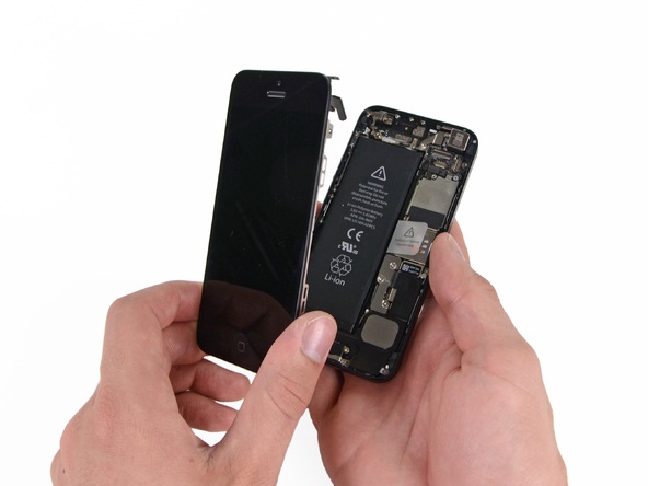 разбор iPhone для замены динамика