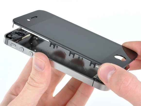 ремонт разбитого стекла iPhone 4 и 4S